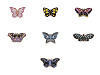 Butterfly brooch / badge