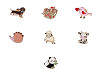 Animal brooch / badge