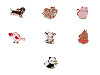 Animal brooch / badge