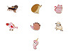 Broche/insignia de animal