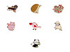 Animal brooch / badge