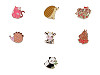 Animal brooch / badge