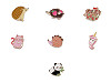 Broszka / pins zwierzątka 