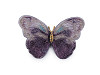 Brošňa motýľ textilný