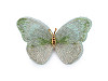 Brošňa motýľ textilný