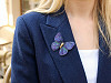 Broche Papillon en tissu