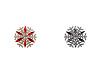 Broche Flocon de neige avec strass
