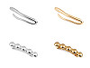 Barrette à cheveux métallique