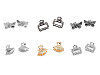 Metal hair claw clip