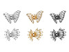 Haarklammer Metallschmetterling