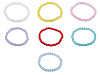 Bracelet extensible avec perles de verre