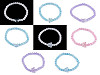 Elastisches Armband aus Glasperlen Katze, Schmetterling, Stern