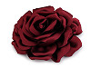 Brož saténová růže Ø17 cm