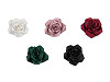 Broche, rosa de raso Ø11 cm