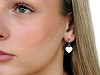 Boucles d’oreilles Cœur en acier inoxydable
