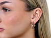 Boucles d’oreilles en acier inoxydable