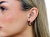 Boucles d’oreilles en acier inoxydable