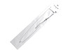 Náhrdelník z nerezové oceli hvězdička s broušenými kamínky