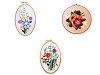 Kit de broderie/point de croix, motif pré-imprimé