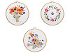 Embroidery Kit / Cross Stitch Set, Pre-printed Pattern