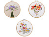 Embroidery Kit / Cross Stitch Set, Pre-printed Pattern