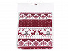 Christmas Fabric - Linen Imitation 45x45 cm