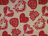Decorative Fabric Loneta Heart