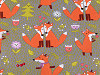 Cotton Fabric / Canvas Fox
