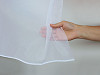 Voile Drape / Sheer Curtain Fabric with loaded edge, width 276 cm
