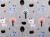 Cotton Flannel Fabric, Deer