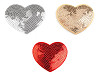 Nažehlovačka srdce s flitry
