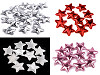 Cloth Star Applique / Metallic Padded Star Decoration Ø30 mm