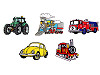 Iron on Patch Car, Tractor, Boat
