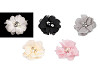 Flor de malla decorativa con cuentas Ø5 cm