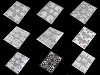 Reflective Iron-on Patches 9x12 cm - star, flower, heart, smiley, car, dog, hedgehog, penguin, hand
