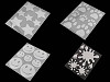 Reflective Iron-on Patches 9x12 cm - star, flower, heart, smiley, car, dog, hedgehog, penguin, hand