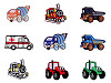 Naprasowanka ciężarówka, traktor, koparka, ciuchcia, betoniarka