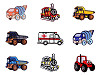 Parche termoadhesivo camión, tractor, excavadora, tren, mezclador
