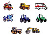 Nažehlovačka nákladní auto, traktor, bagr, vláček, míchačka