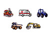 Nažehlovačka nákladné auto, traktor, bager, vláčik, miešačka