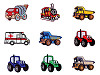 Naprasowanka ciężarówka, traktor, koparka, ciuchcia, betoniarka