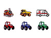 Naprasowanka ciężarówka, traktor, koparka, ciuchcia, betoniarka