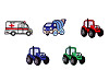 Aufbügler LKW, Traktor, Bagger, Zug, Betonmischer