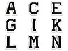 Lettere termoadesive