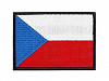 Aufbügler - Flagge Tschechien