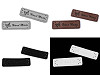 Verzierung / Aufnäher / Kunstleder Handmade 15x50 mm