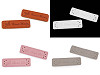 Etykietka / ozdoba / metka z eko-skóry Hand made 15x50 mm