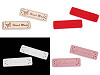 Etykietka / ozdoba / metka z eko-skóry Hand made 15x50 mm