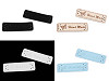 Eco Leather Clothing Label Hand Made 15x50 mm