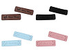 Verzierung / Aufnäher / Kunstleder Handmade 15x50 mm